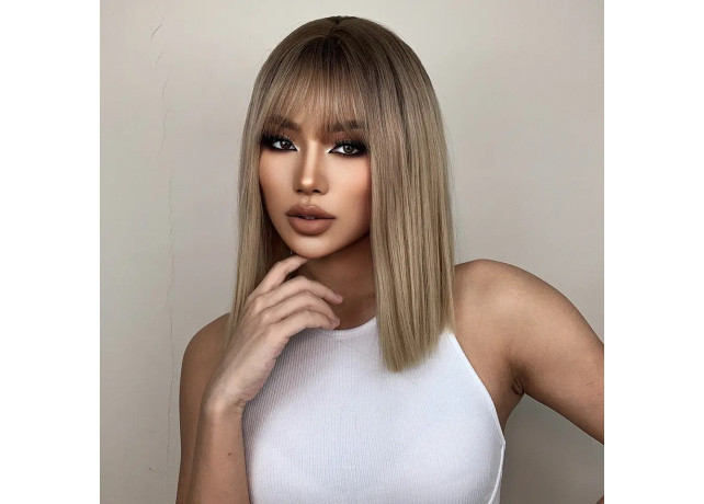 Peruca Natural Ombre